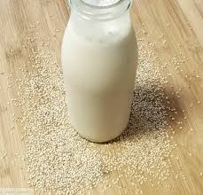 white sesame milk