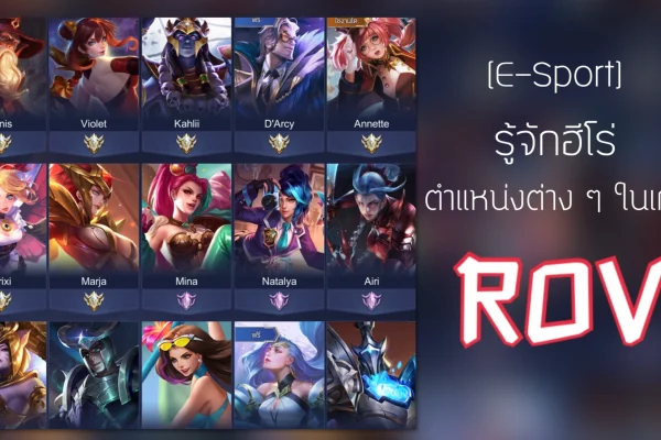 ฮีโร่ยอดนิยมใน RoV